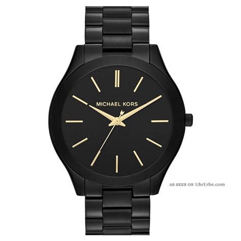 michael kors uhr schwarz matt damen|Michael Kors armband herren.